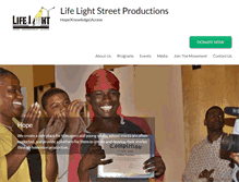 Tablet Screenshot of lifelightstreet.org